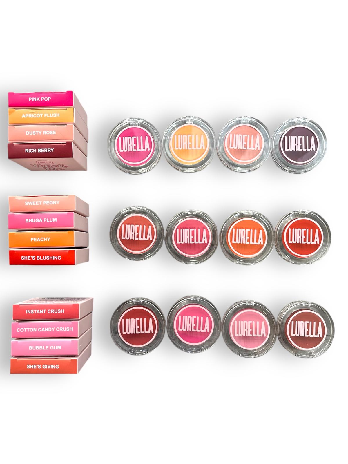 Lurella Cosmetics Blush Bundles - Set of 4 Individual Blushes with 4 Different Shades