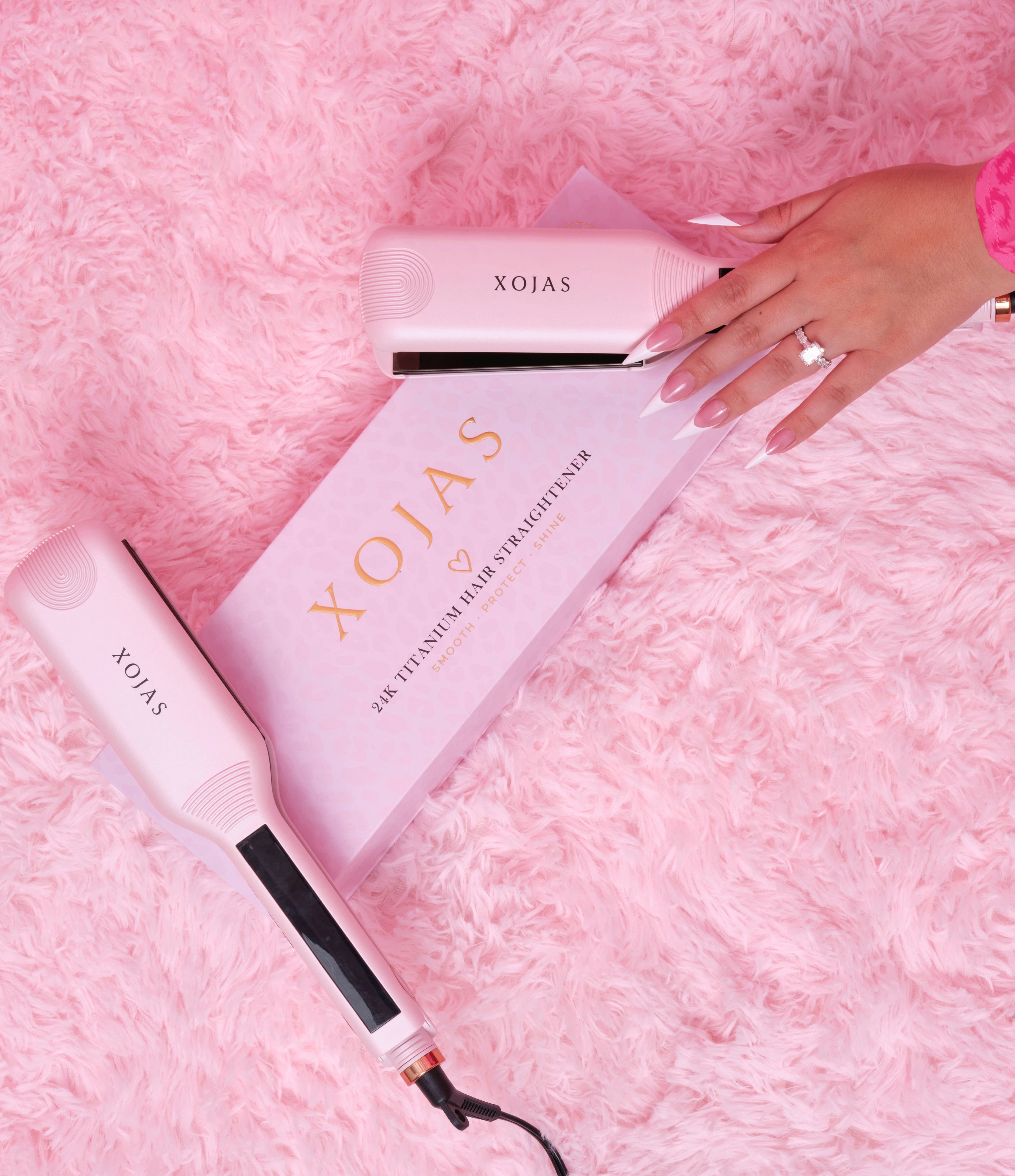 Lurella x XoJas 24K Titanium Hair Straightener
