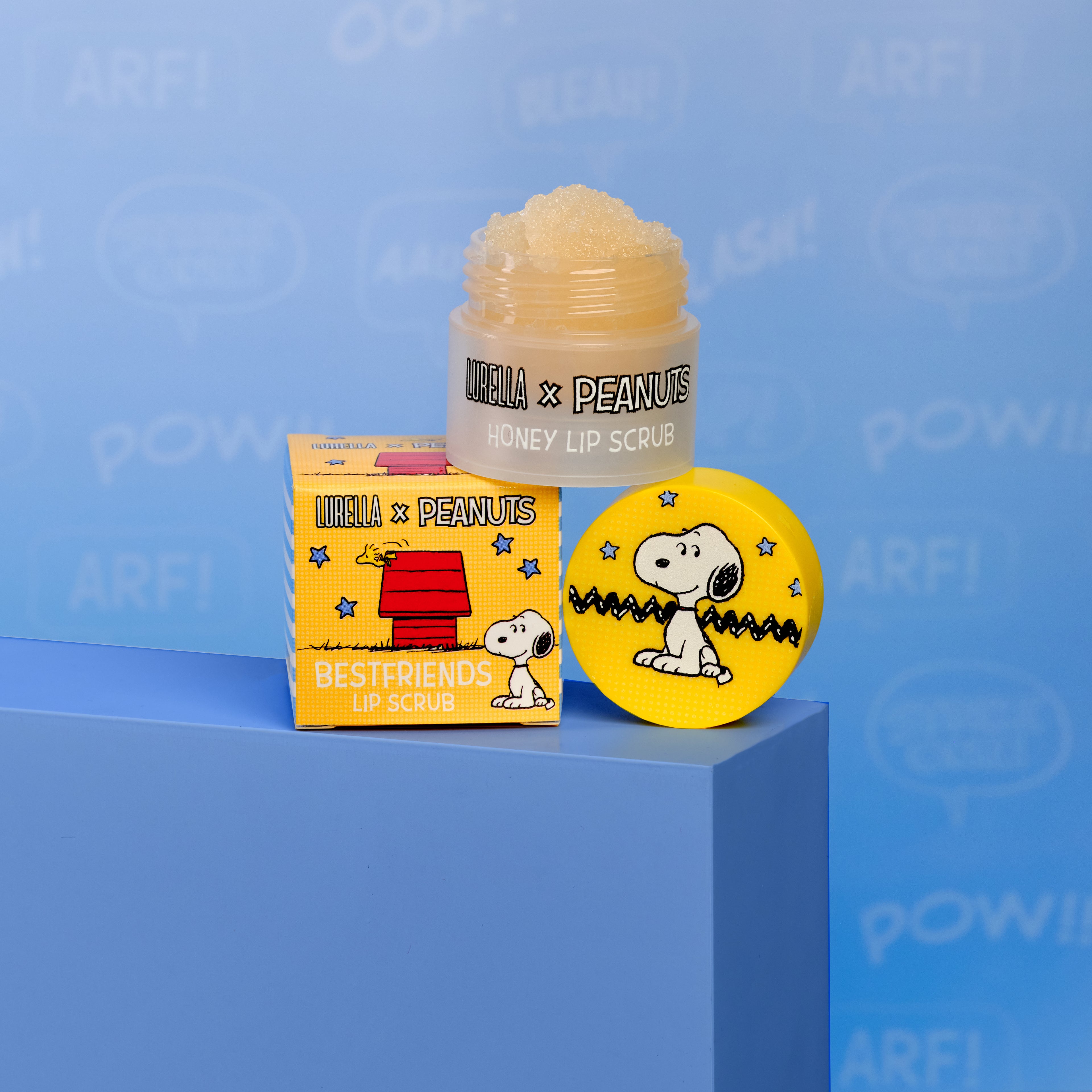 Lurella x Peanuts Running Late & Best friends Lip Scrub