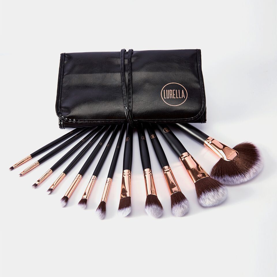 Stay Glam - 12 Piece Brush Set - Lurella Cosmetics