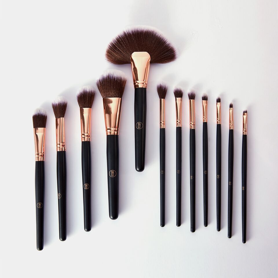Stay Glam - 12 Piece Brush Set - Lurella Cosmetics