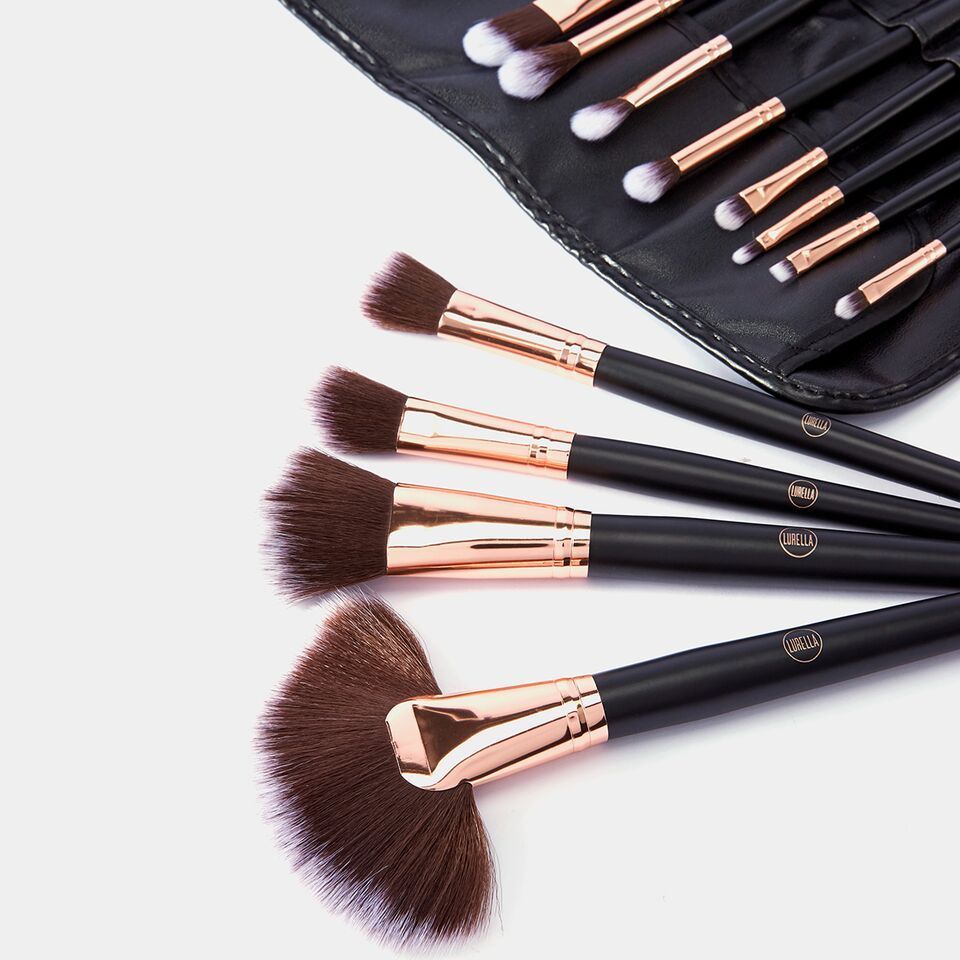 Stay Glam - 12 Piece Brush Set - Lurella Cosmetics