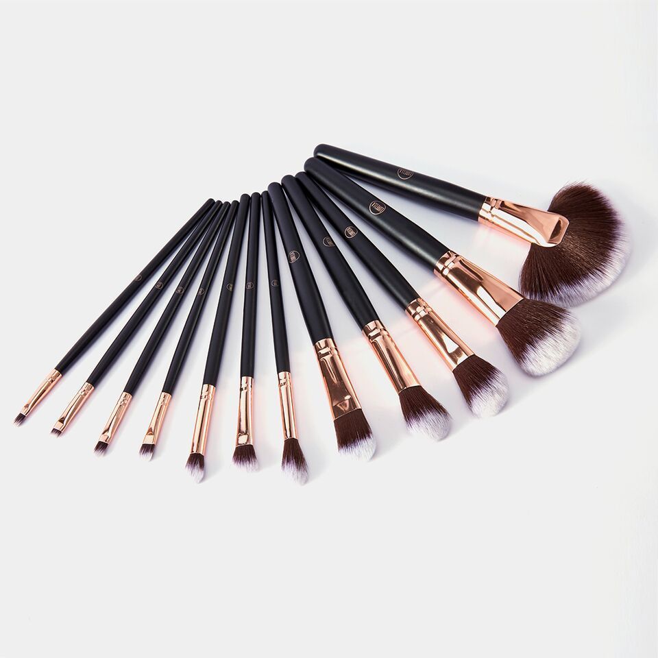 Stay Glam - 12 Piece Brush Set - Lurella Cosmetics