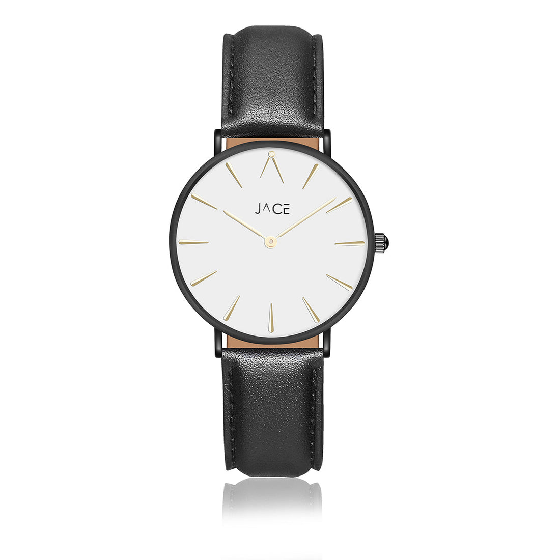 JACE - &quot;COLOMBO&quot; WOMEN`S LEATHER BAND WATCH