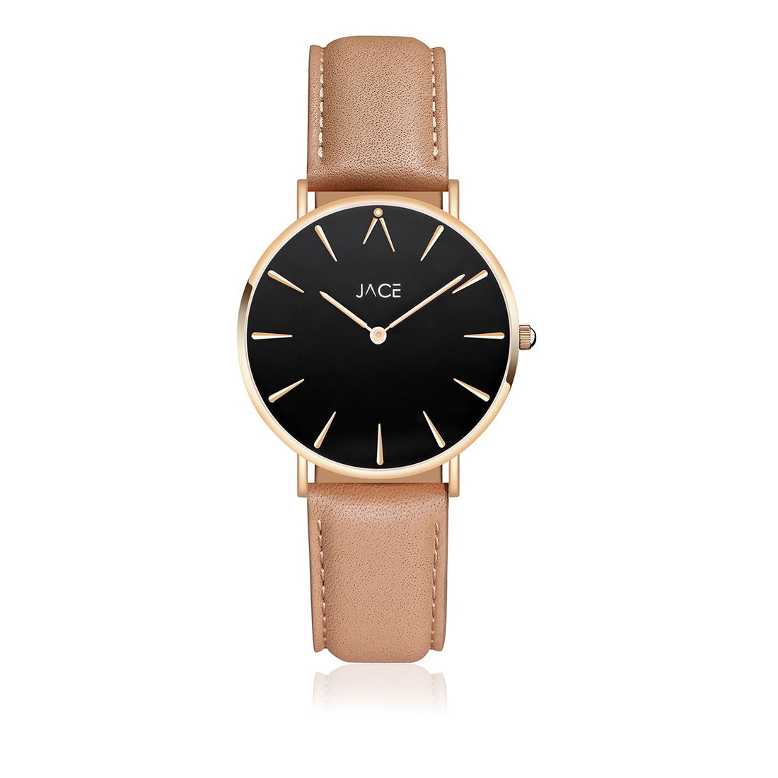 JACE - &quot;BUENOS AIRES&quot; WOMEN`S LEATHER BAND WATCH
