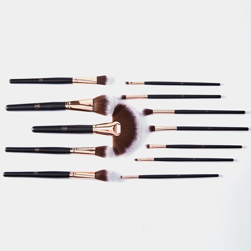 Stay Glam - 12 Piece Brush Set - Lurella Cosmetics
