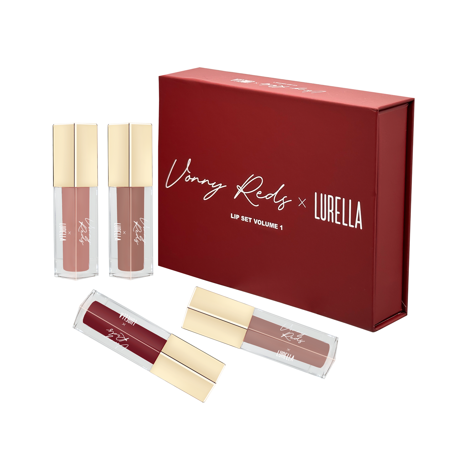 Lurella x Vonny Reds Lip Set Volume 1