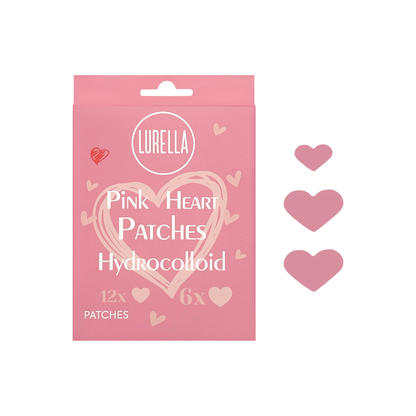 Pink Heart Pimple Patches