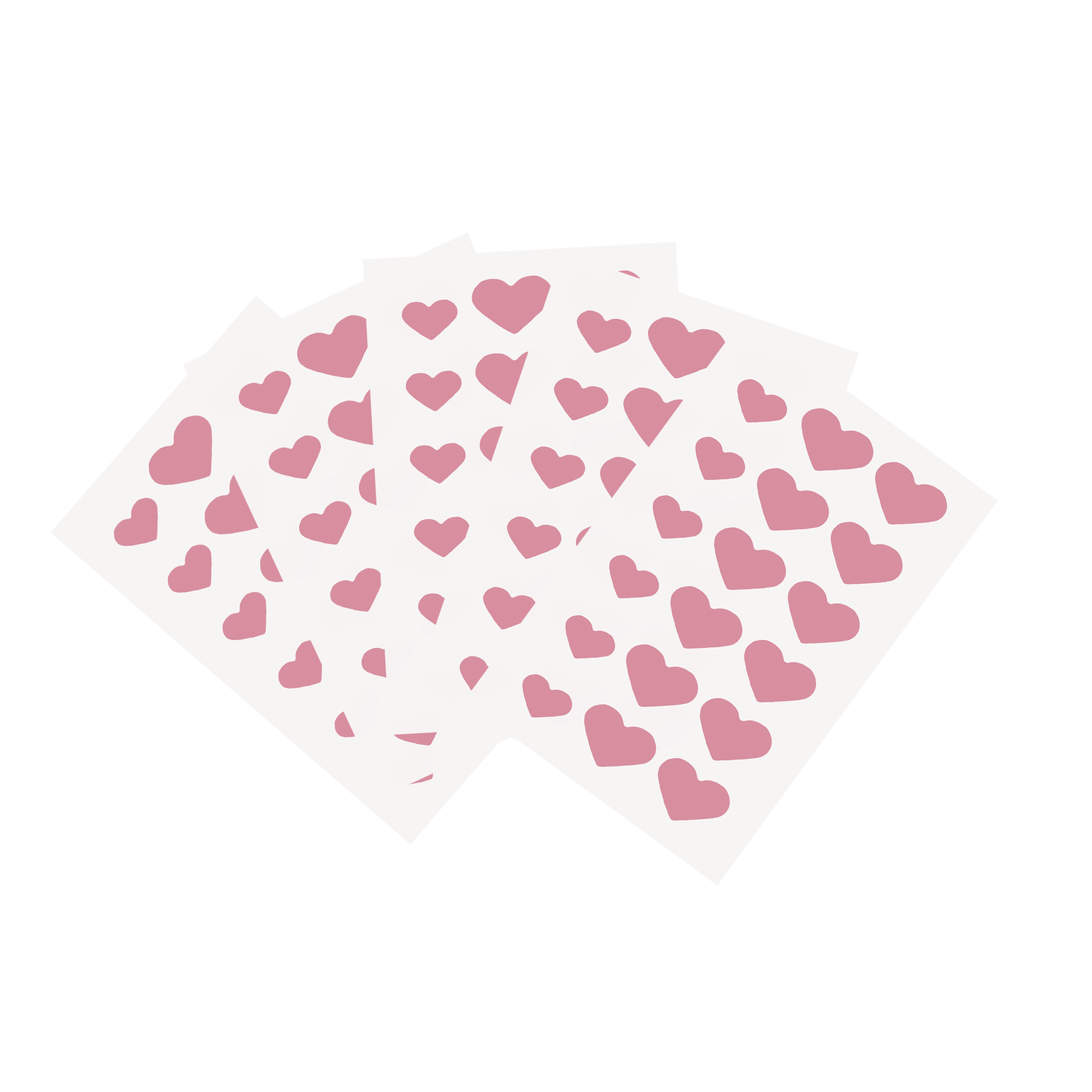 Pink Heart Pimple Patches