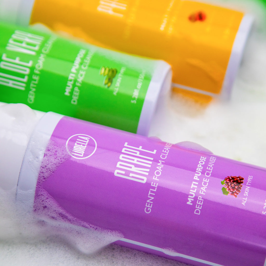 Foam Cleanser with Vitamin C, Green Tea & Papaya | Lurella Cosmetics