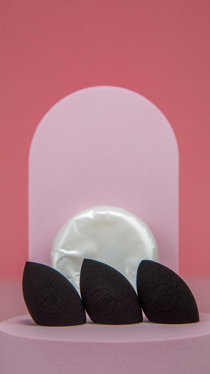 MINI ANGLED TEAR DROP BLACK