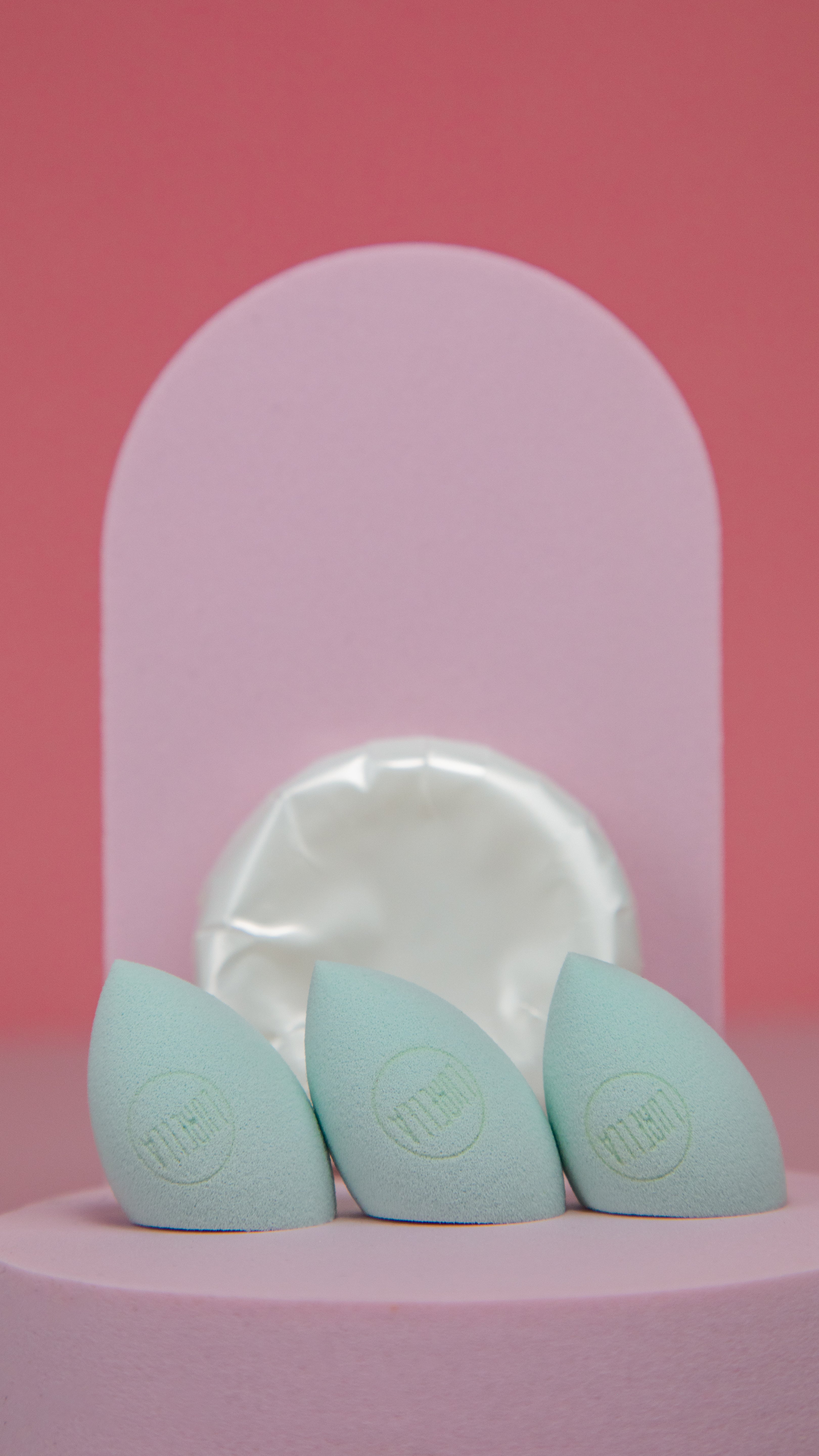 MINI ANGLED TEAR DROP LIGHT BLUE