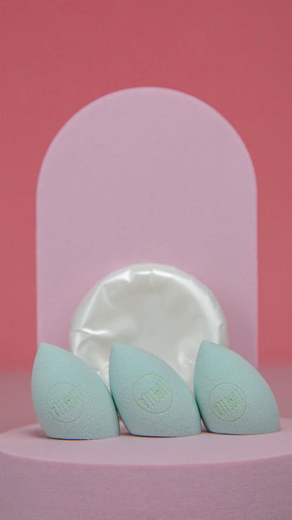 MINI ANGLED TEAR DROP LIGHT BLUE