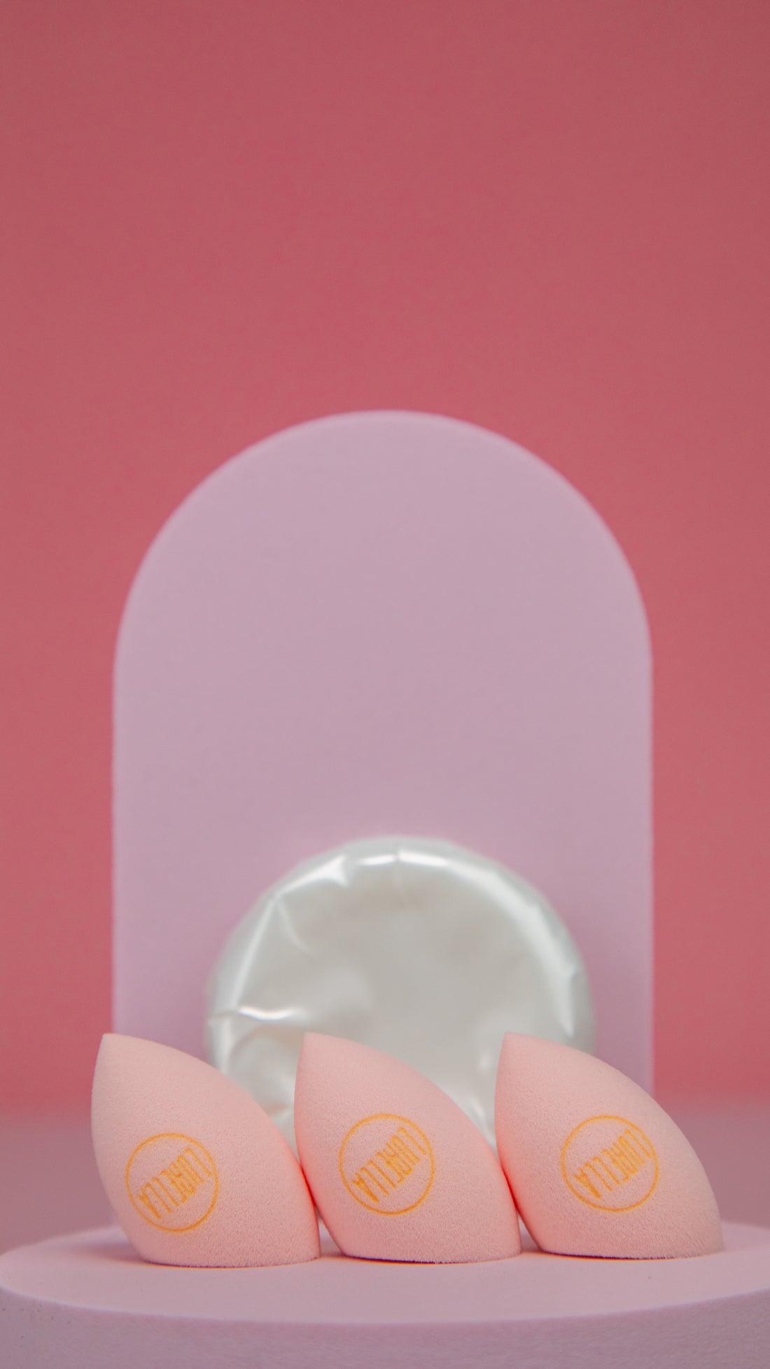 MINI ANGLED TEAR DROP PINK