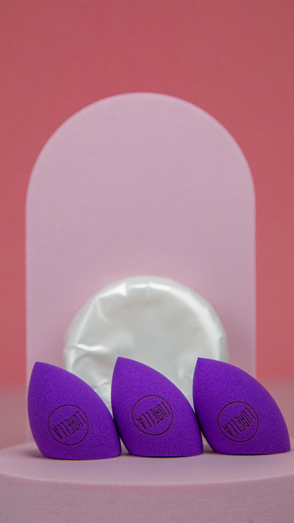 MINI ANGLED TEAR DROP PURPLE