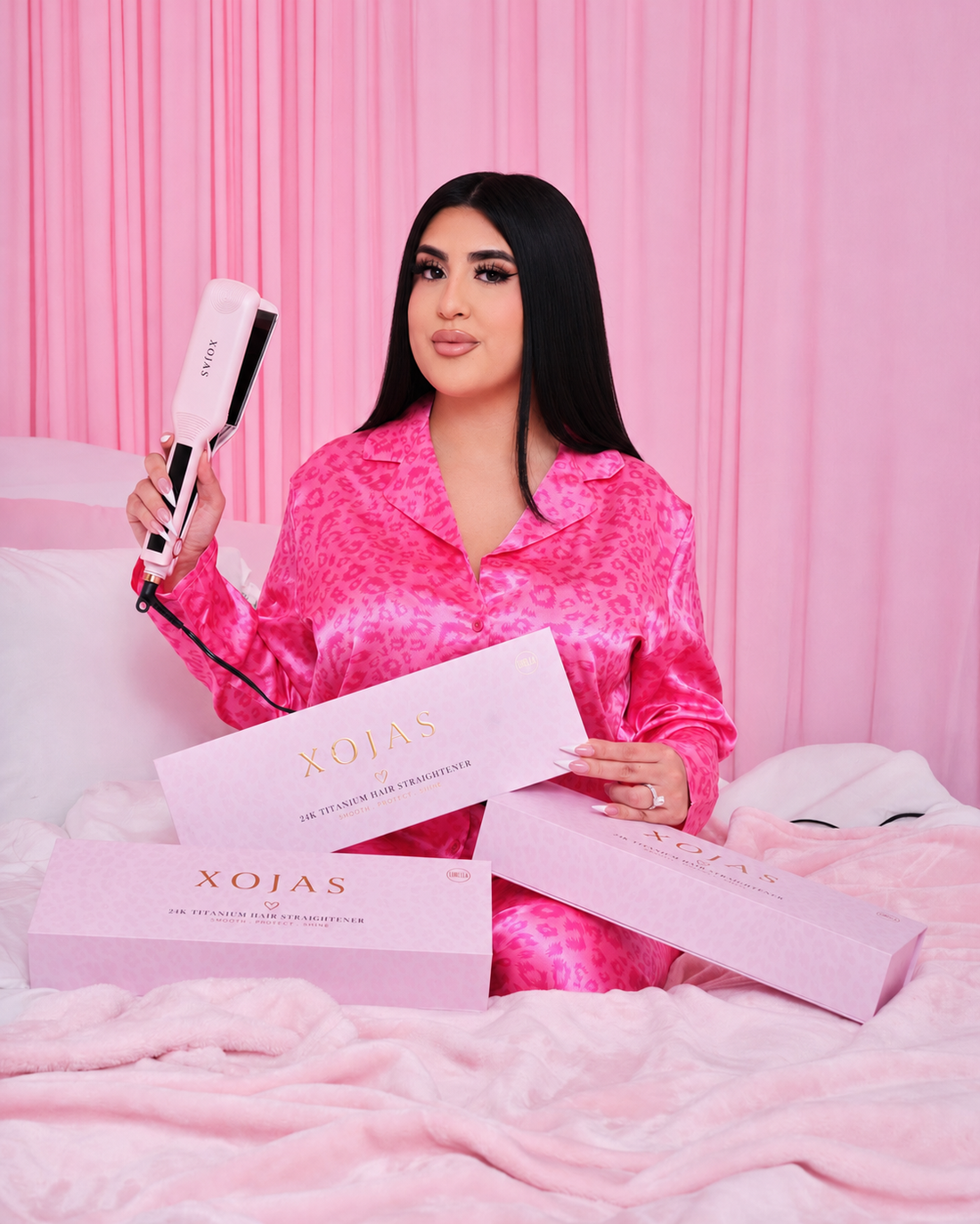Lurella x XoJas 24K Titanium Hair Straightener