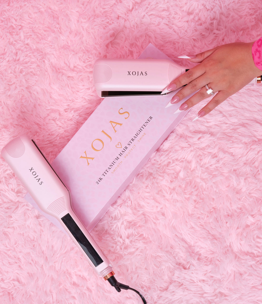 Lurella x XoJas 24K Titanium Hair Straightener