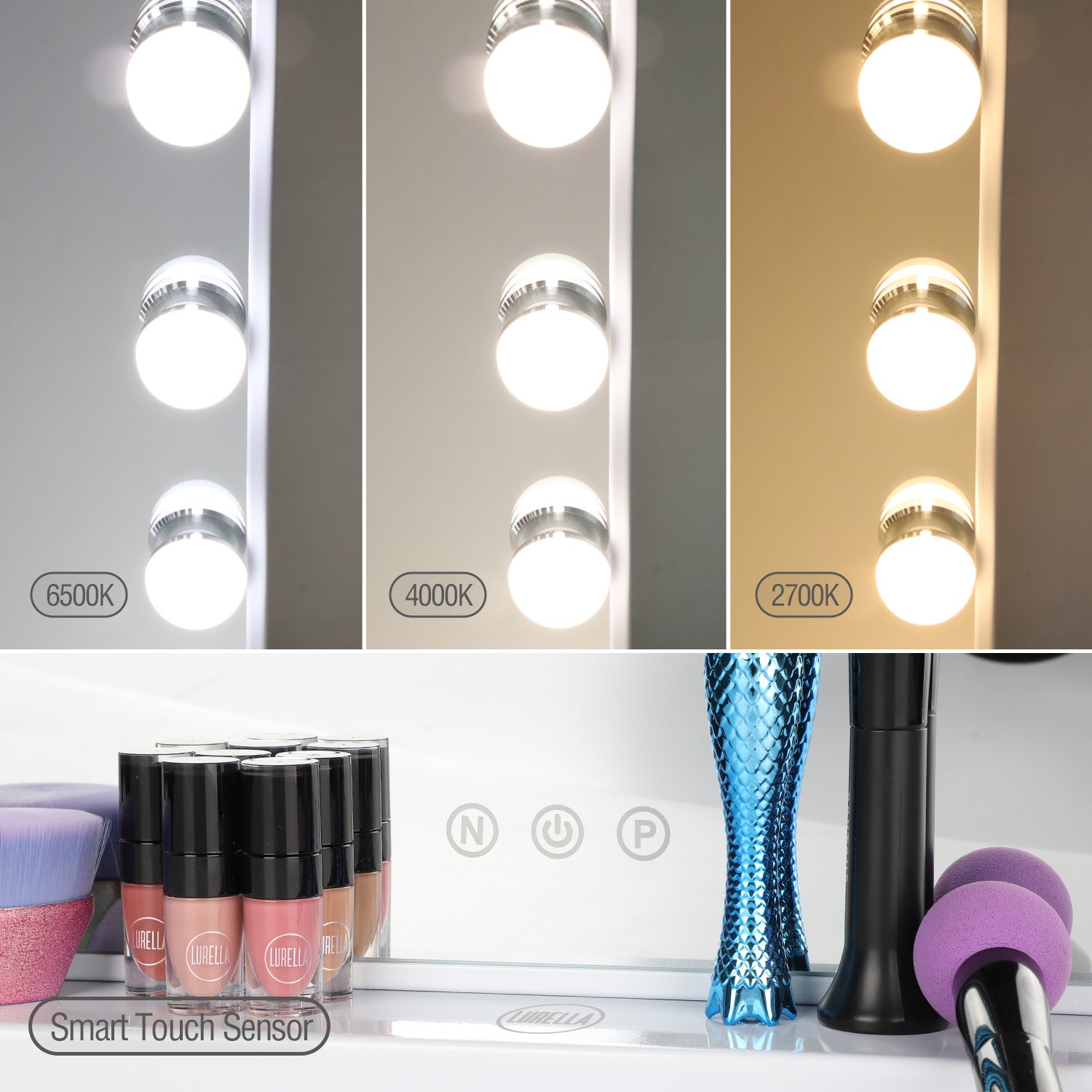 16 Bulb Vanity Mirror - Avalanche - Lurella Cosmetics
