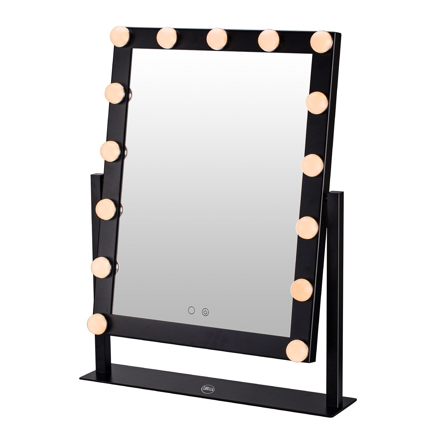 Lurella 15 Bulb Vanity Mirror - Black, Size: 23.6 in