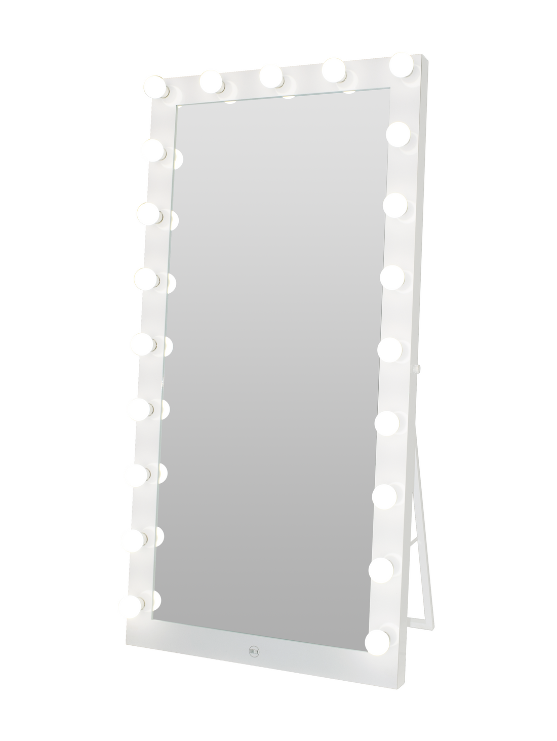 21 Bulb Standing Vanity Mirror - Avalanche