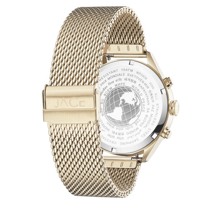 &quot;SAO PAULO&quot; MEN`S MESH BAND CHRONOGRAPH WATCH