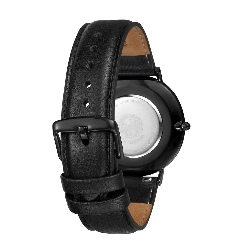 JACE - "MARRAKESH" MEN`S LEATHER BAND WATCH