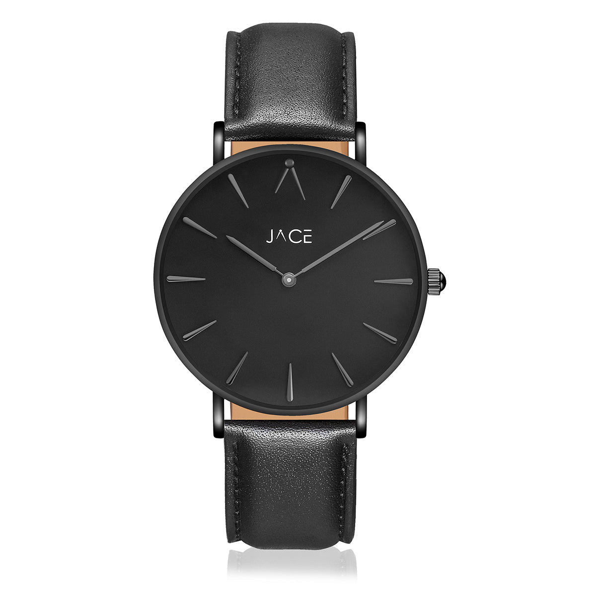 JACE - &quot;MARRAKESH&quot; MEN`S LEATHER BAND WATCH