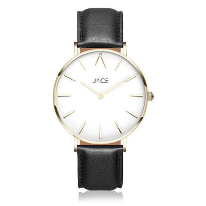 JACE - &quot;TOKYO&quot; MEN`S LEATHER BAND WATCH