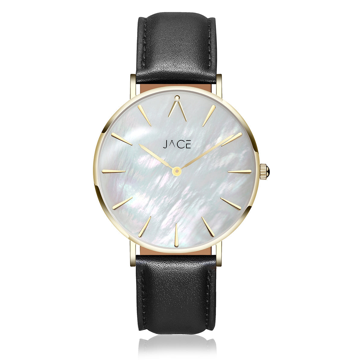 JACE - &quot;AUCKLAND&quot; MEN`S LEATHER BAND WATCH