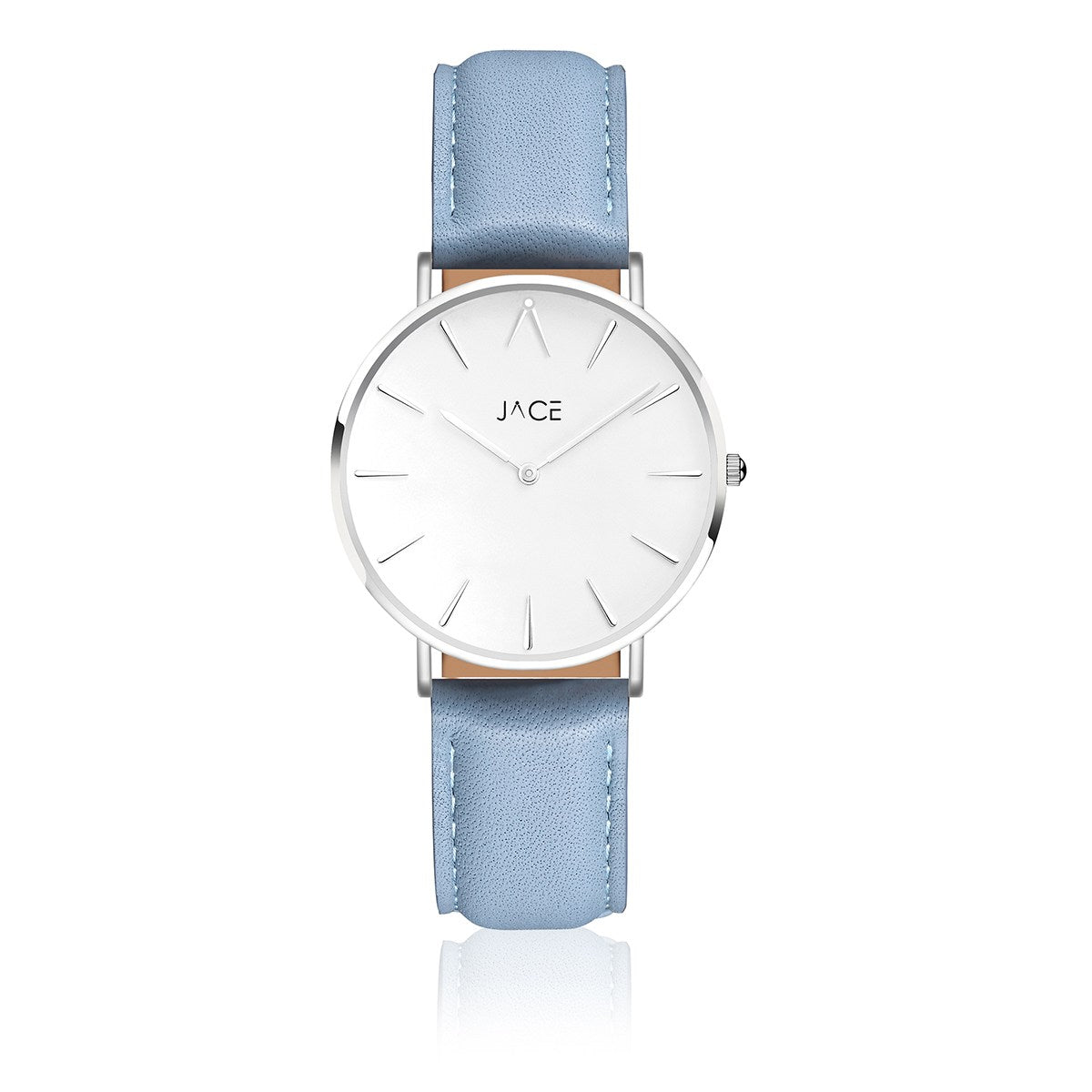 JACE - &quot;OXFORD&quot; WOMEN`S LEATHER BAND WATCH