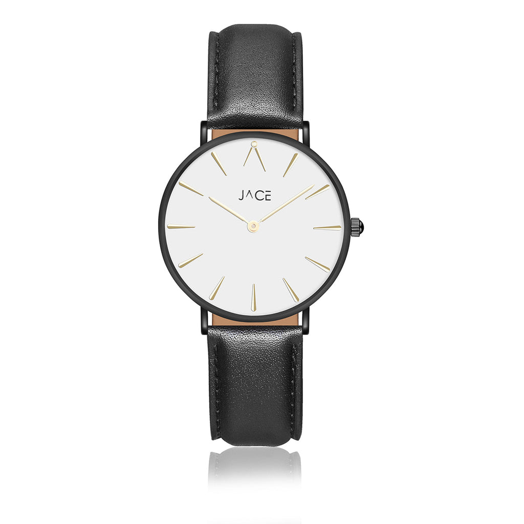 JACE - "COLOMBO" WOMEN`S LEATHER BAND WATCH