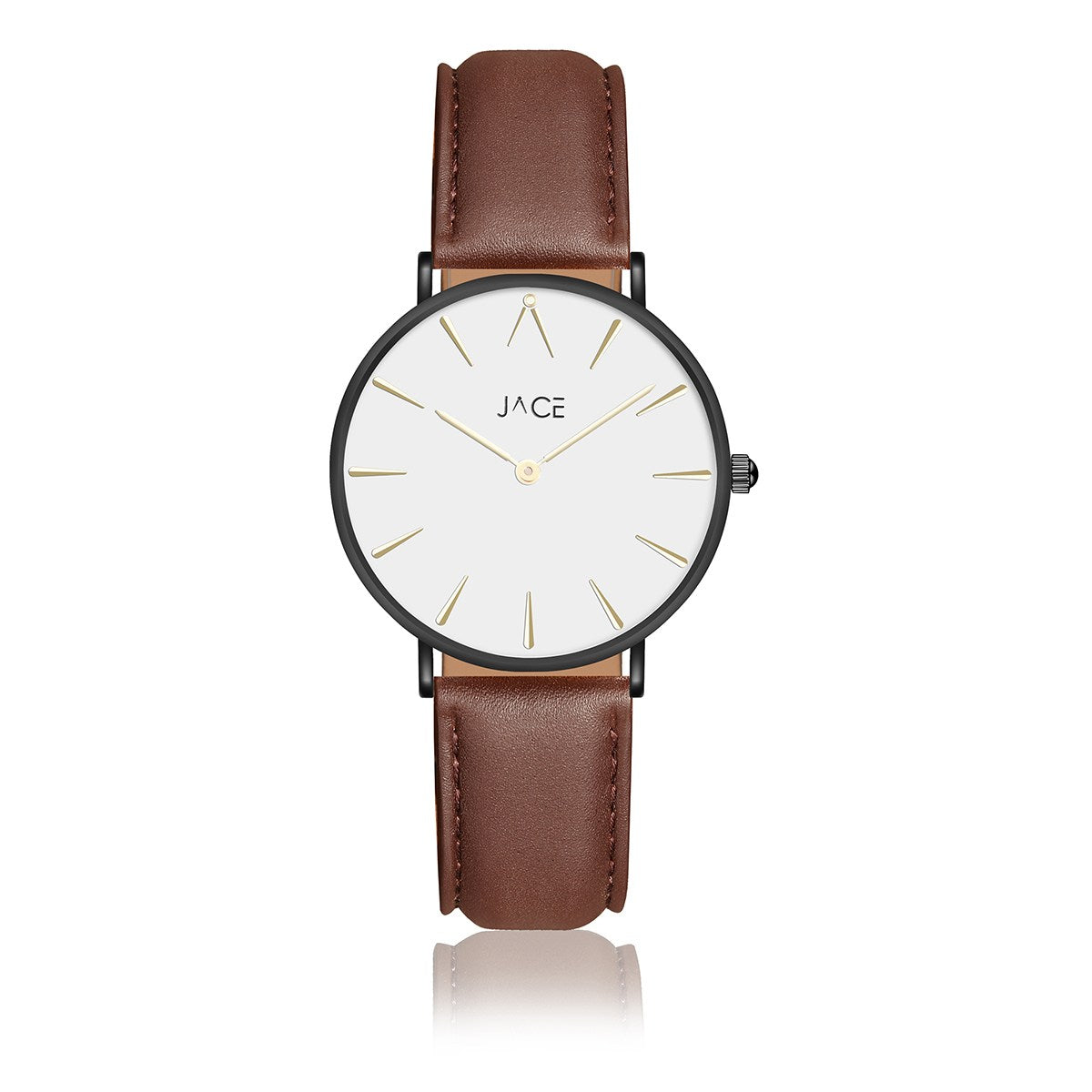 JACE - &quot;TAIPEI&quot; WOMEN`S LEATHER BAND WATCH