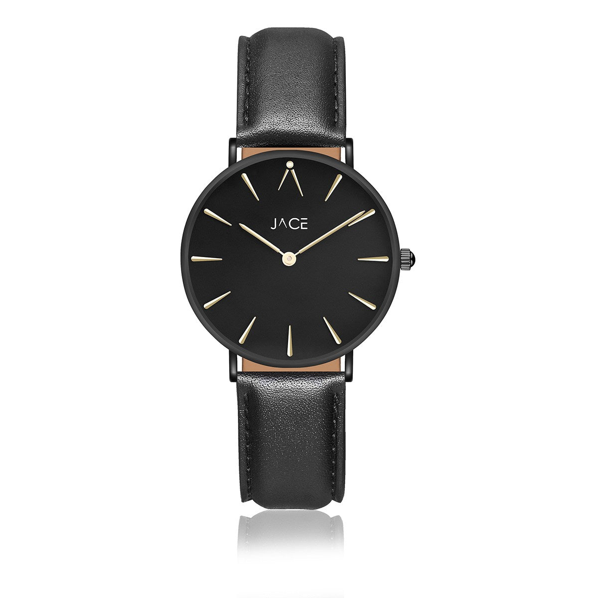 JACE - &quot;SYDNEY&quot; WOMEN`S LEATHER BAND WATCH