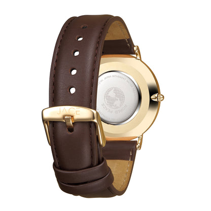 &quot;SEYCHELLES&quot; WOMEN`S LEATHER BAND WATCH