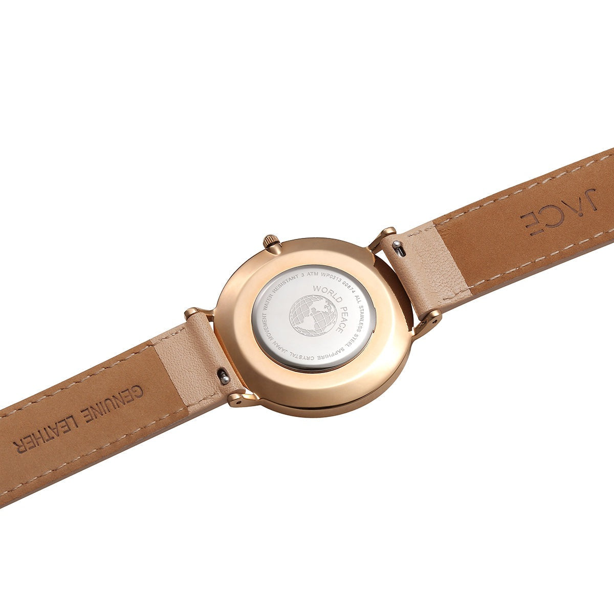 &quot;BUDAPEST&quot; WOMEN`S LEATHER STRAP WATCH