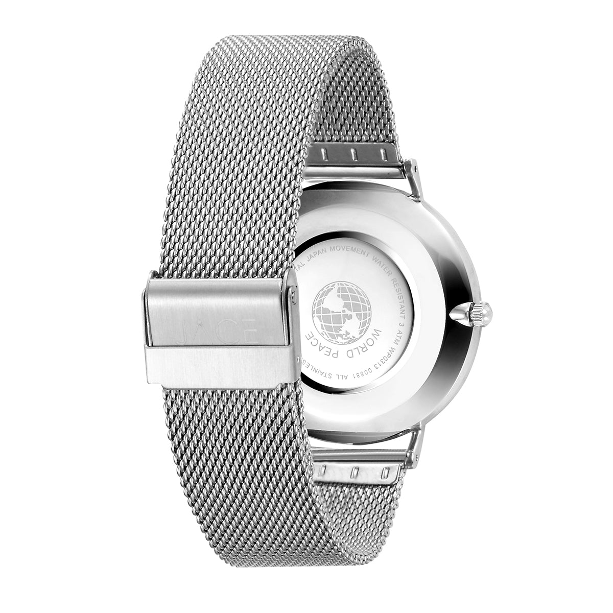 JACE - &quot;OSLO&quot; WOMEN`S MESH BAND WATCH