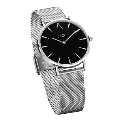 JACE - &quot;OSLO&quot; WOMEN`S MESH BAND WATCH