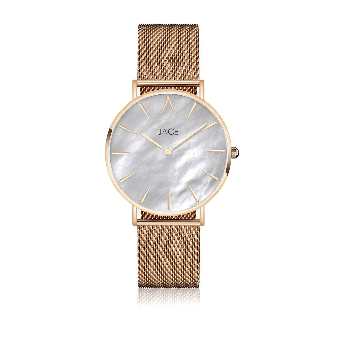 JACE - &quot;EDMONTON&quot; WOMEN`S MESH BAND WATCH