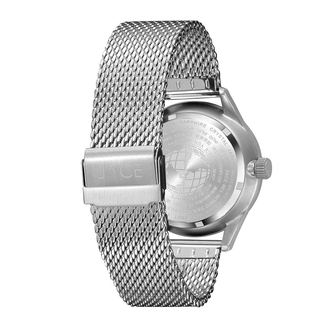 JACE - &quot;SKOPJE&quot; MEN`S MESH BAND WATCH