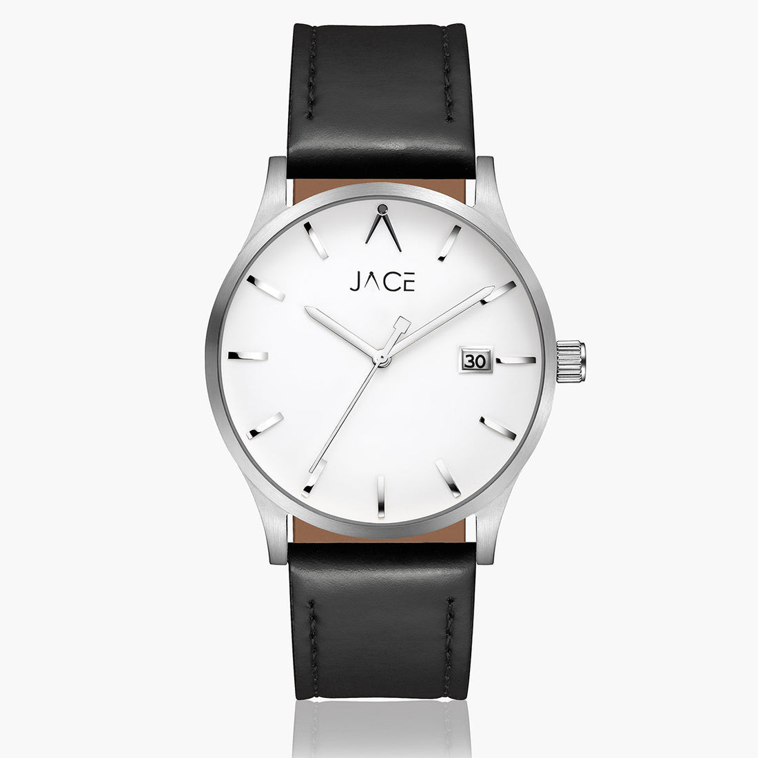 JACE - &quot;SUVA&quot; MEN`S LEATHER BAND WATCH