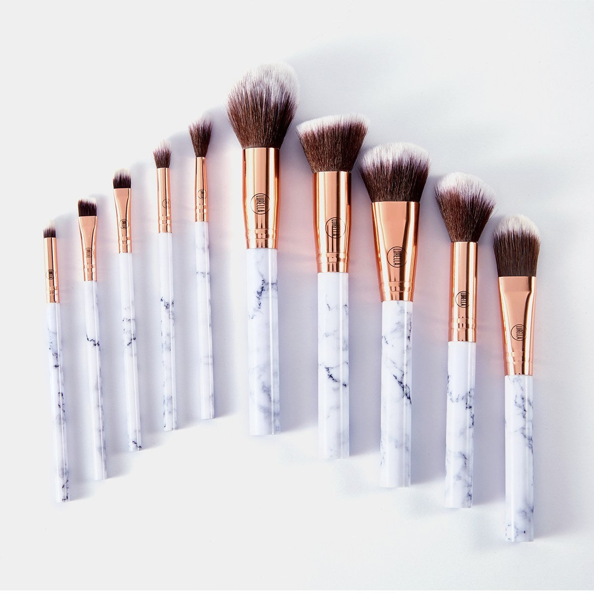 Marble makeup deals brushes