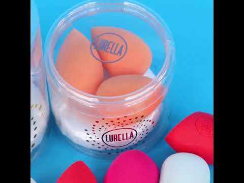 Angled Beauty Sponge - Baby Blue